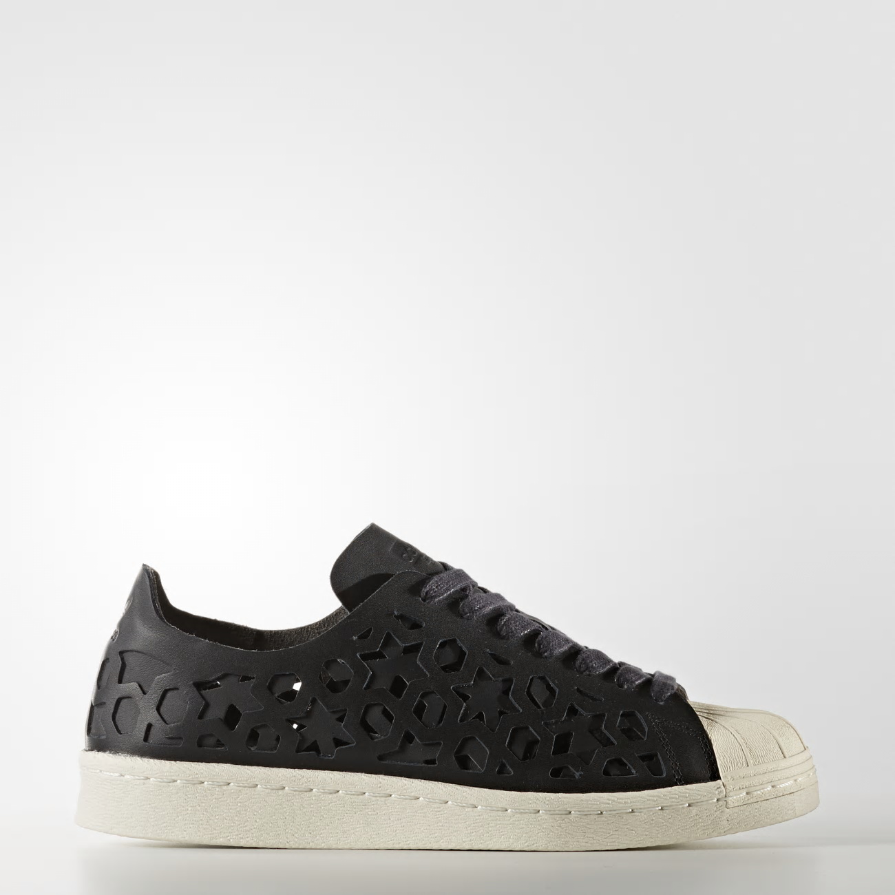 Adidas Superstar 80s Cut-Out Női Originals Cipő - Fekete [D71948]